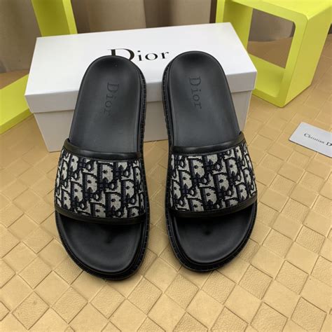 men's dior slippers|Dior flip flops men.